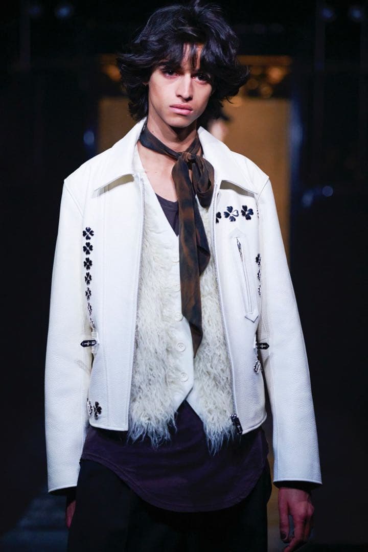 MASU CLOVER STUDS RIDERS JACKET