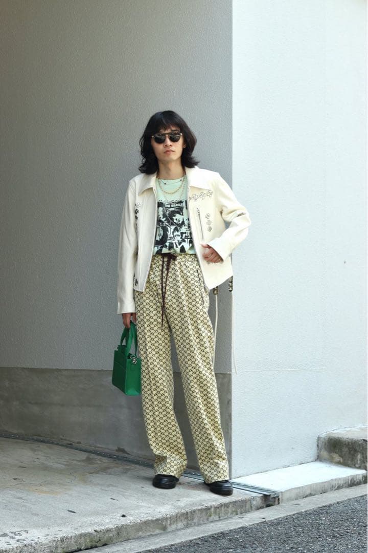 MASU CLOVER STUDS RIDERS JACKET