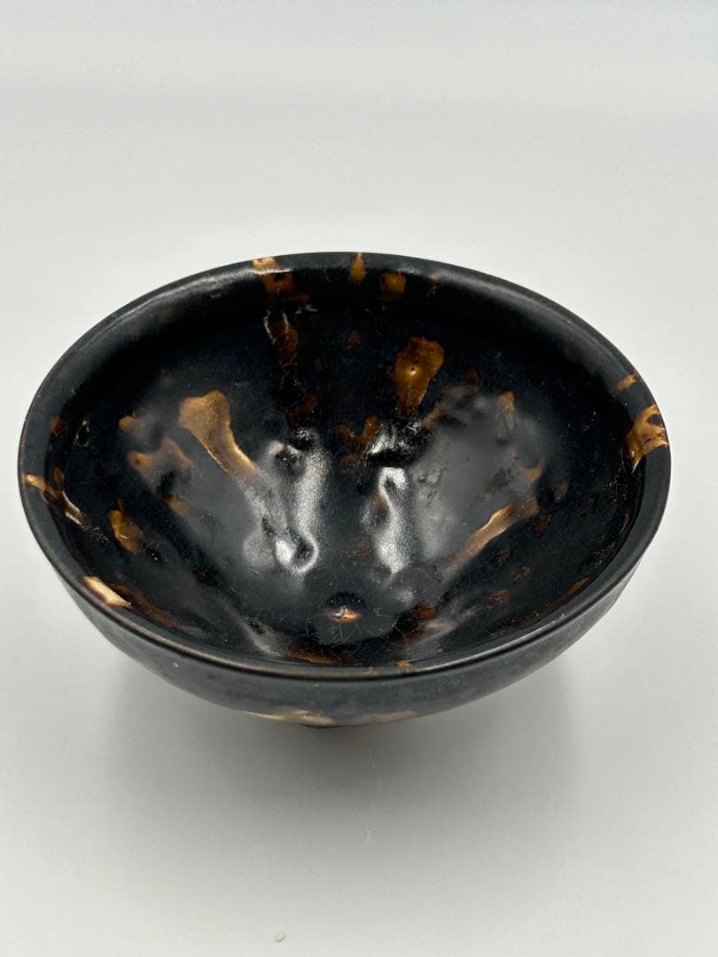 ☆0009宋代 吉州 玳皮天目茶碗☆天目茶碗 茶具 茶具 唐物古董