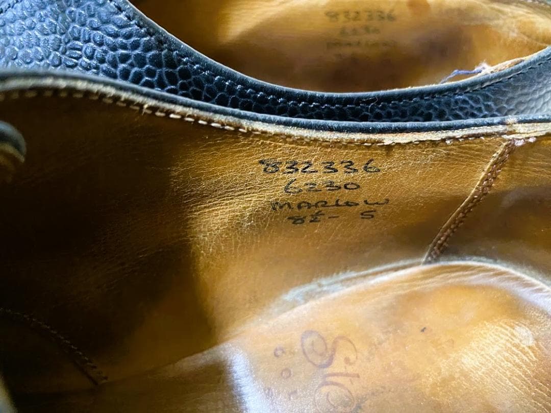 最終価格Tricker's MARLOW プレーントゥ黒 M6230