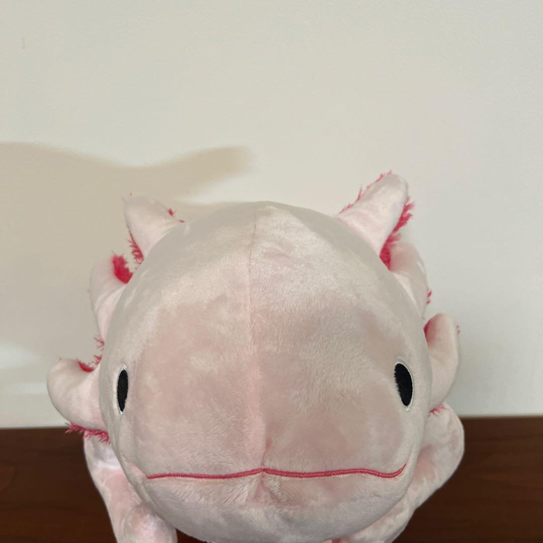 新品】珍獣捕獲シリーズ メガウーパールーパー わくでかぬいぐるみ