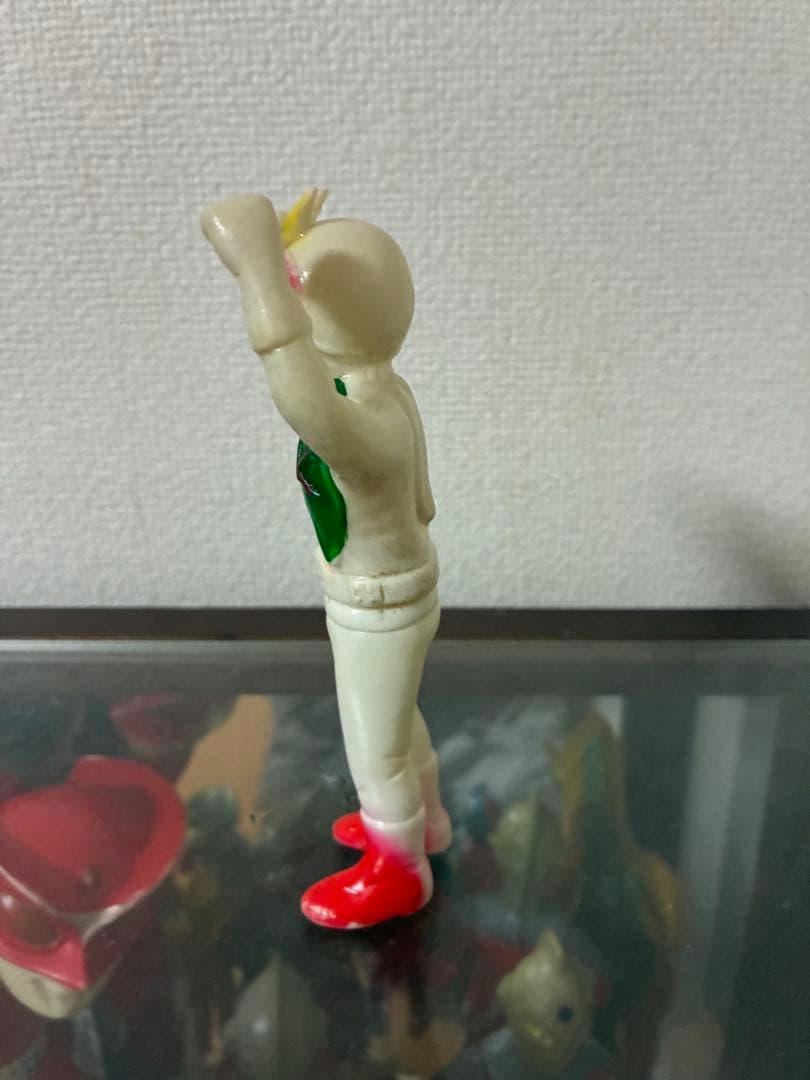 当時物、パチ無版権ソフビ　仮面ライダーエックス