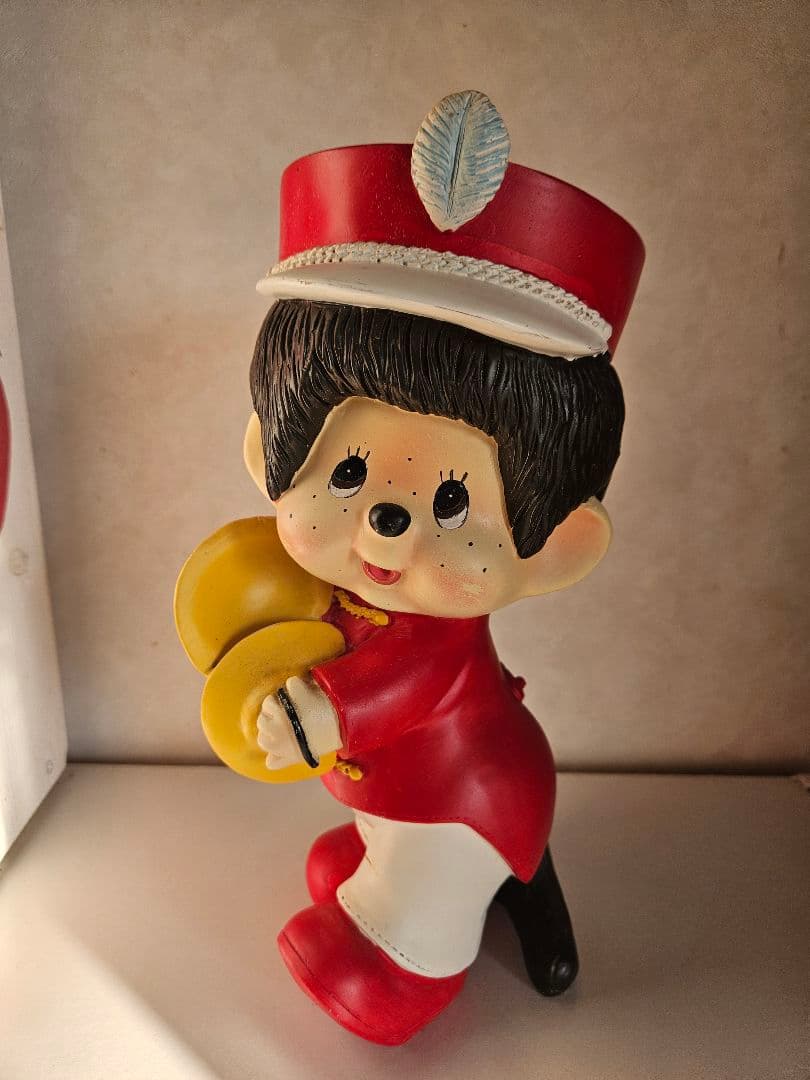 土日限定値下げ☆激レア☆モンチッチ☆ガーデンオブジェ☆置物☆楽器系