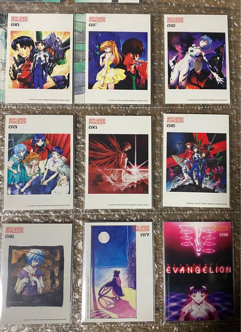 新世紀エヴァンゲリオン アートブックカード フルコンプリート