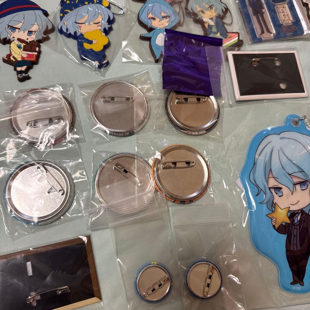 明治東亰恋伽 めいこい 岩崎 桃介 缶バッジ アクリルキーホルダー