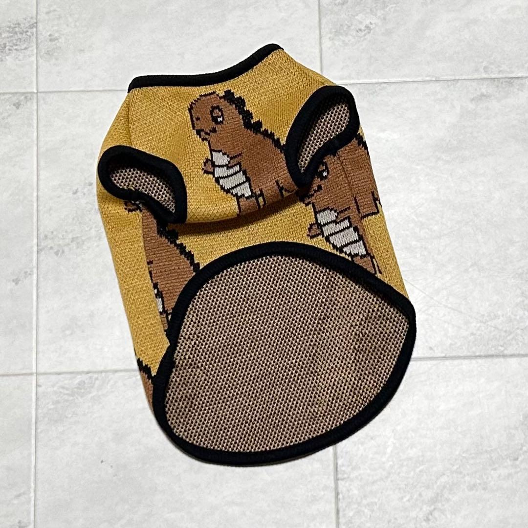 犬服ハンドメイド ジャガードニット細リブタンク 4号 犬服・アクセサリー