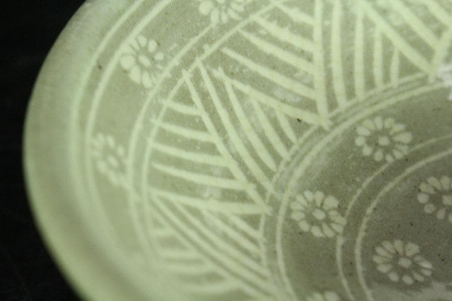 茶道具 朝日 刷毛目茶碗 阿漕 三嶋茶碗 二件(K-A991) 美術品