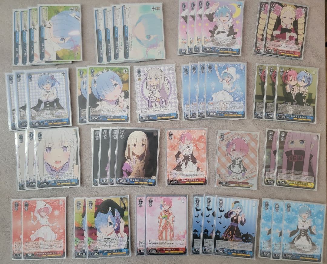 WS(ヴァイスシュヴァルツ) デッキ リゼロ レム 8門 パーツ付き リゼロ8門 デッキ+その他パーツ付き ヴァイスシュヴァルツ リゼロ 8門