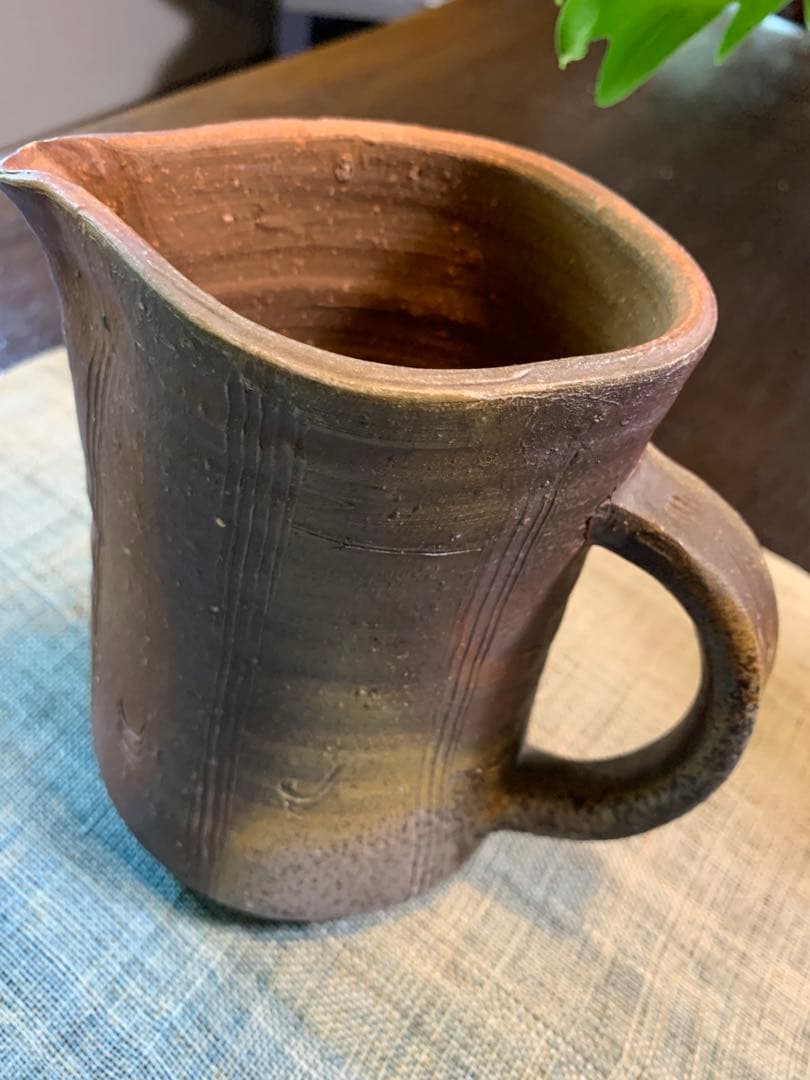 和仁栄幸 備前焼 花入 焼き締め 金重陶陽 最後のお弟子さん ほぼ