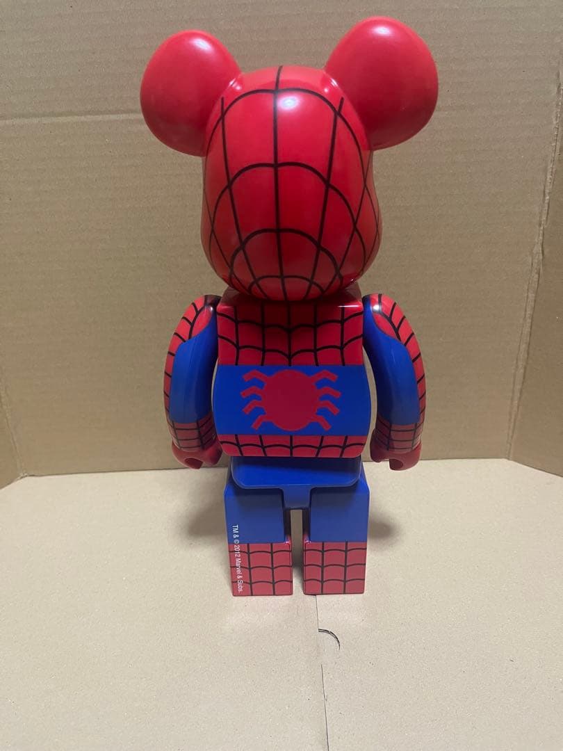 美品 初期物 ベアブリック400％ スパイダーマン ハッピーくじ 特賞