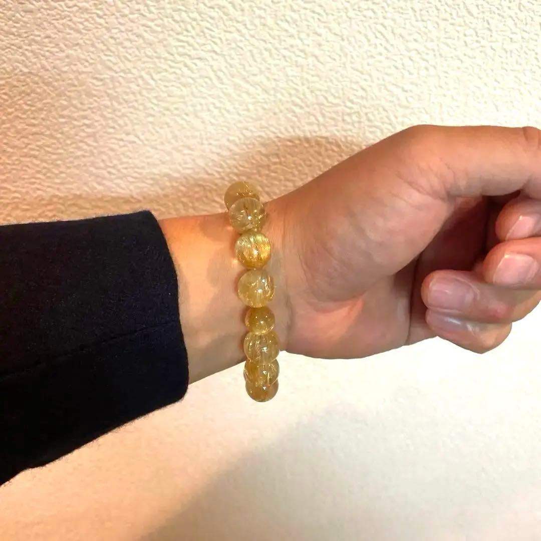 n*い様 【21万➡︎9万8千円】ゴールデンタイチンルチルクォーツ ブレスレット