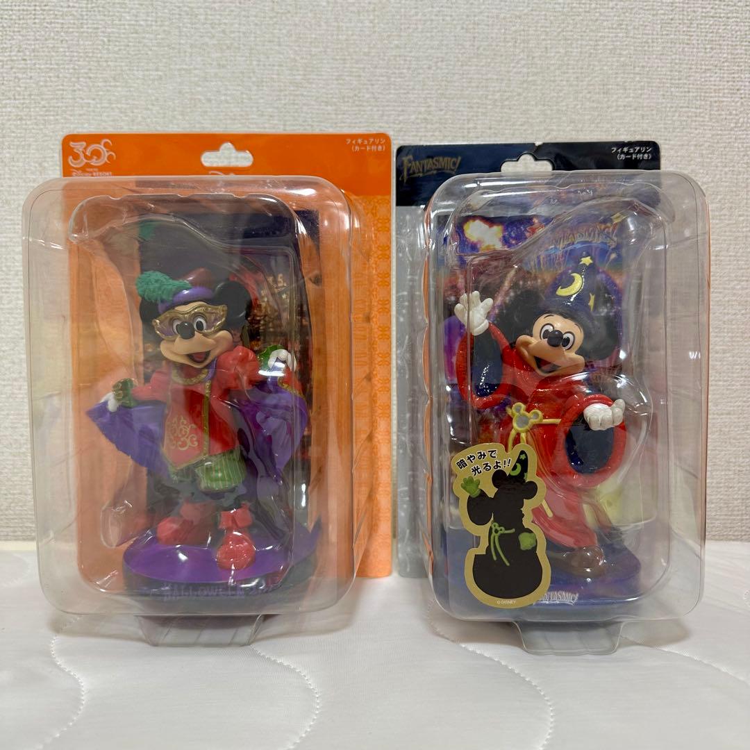 あ*さ様 ミッキー フィギュアリン ファンタズミック！ ハロウィン 2点