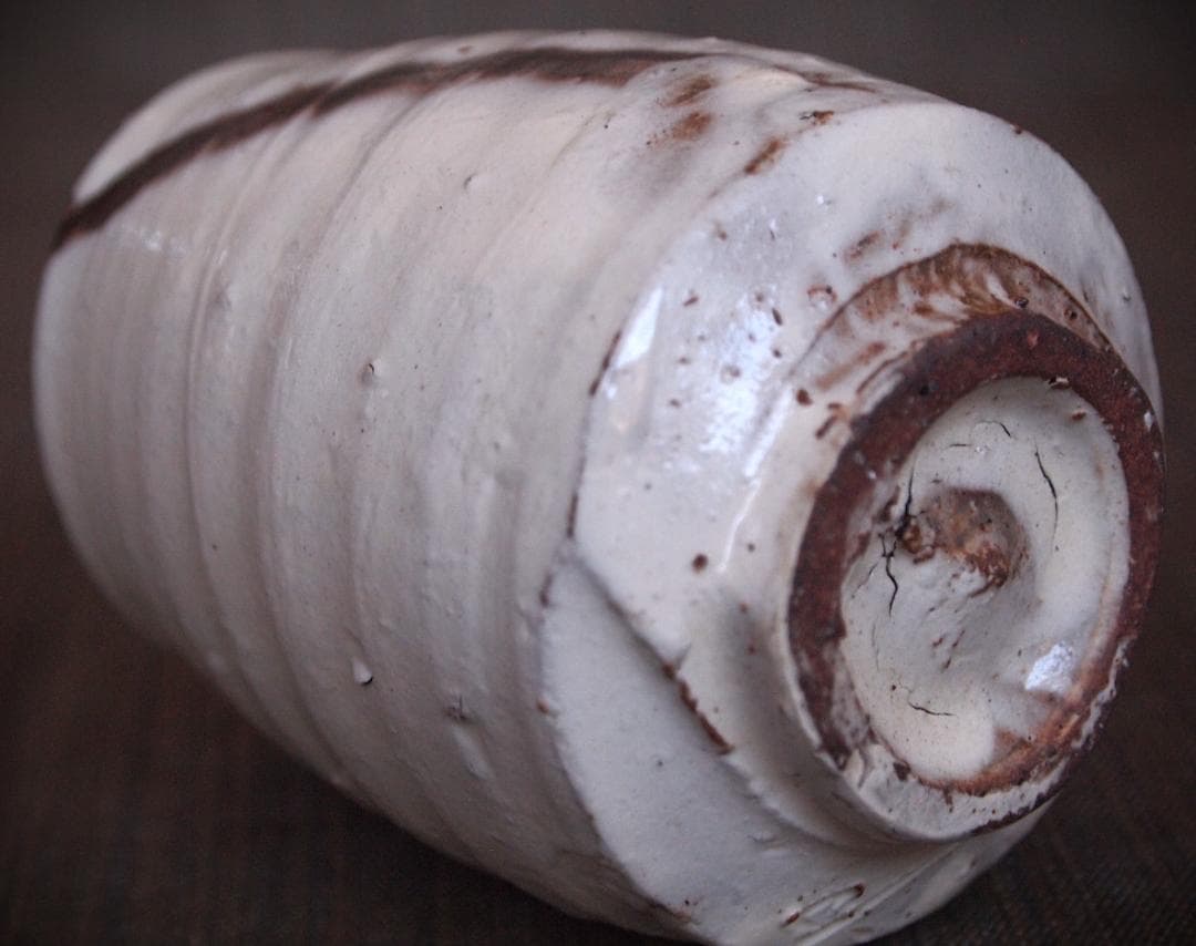 人気作家☆人気作家☆辻村塊【師＆父：辻村史朗】☆粉引湯のみAA