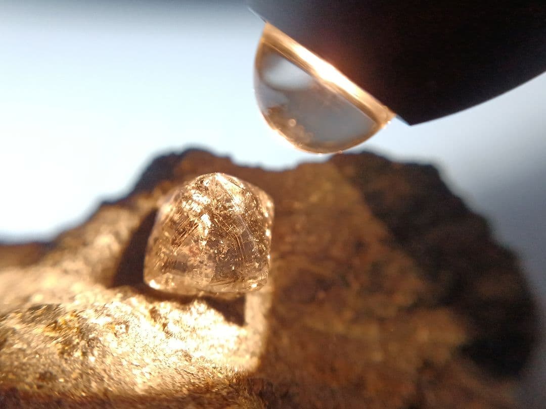 たーさん様専用 ダイヤモンド キンバーライト 原石 接着標本 鉱物標本