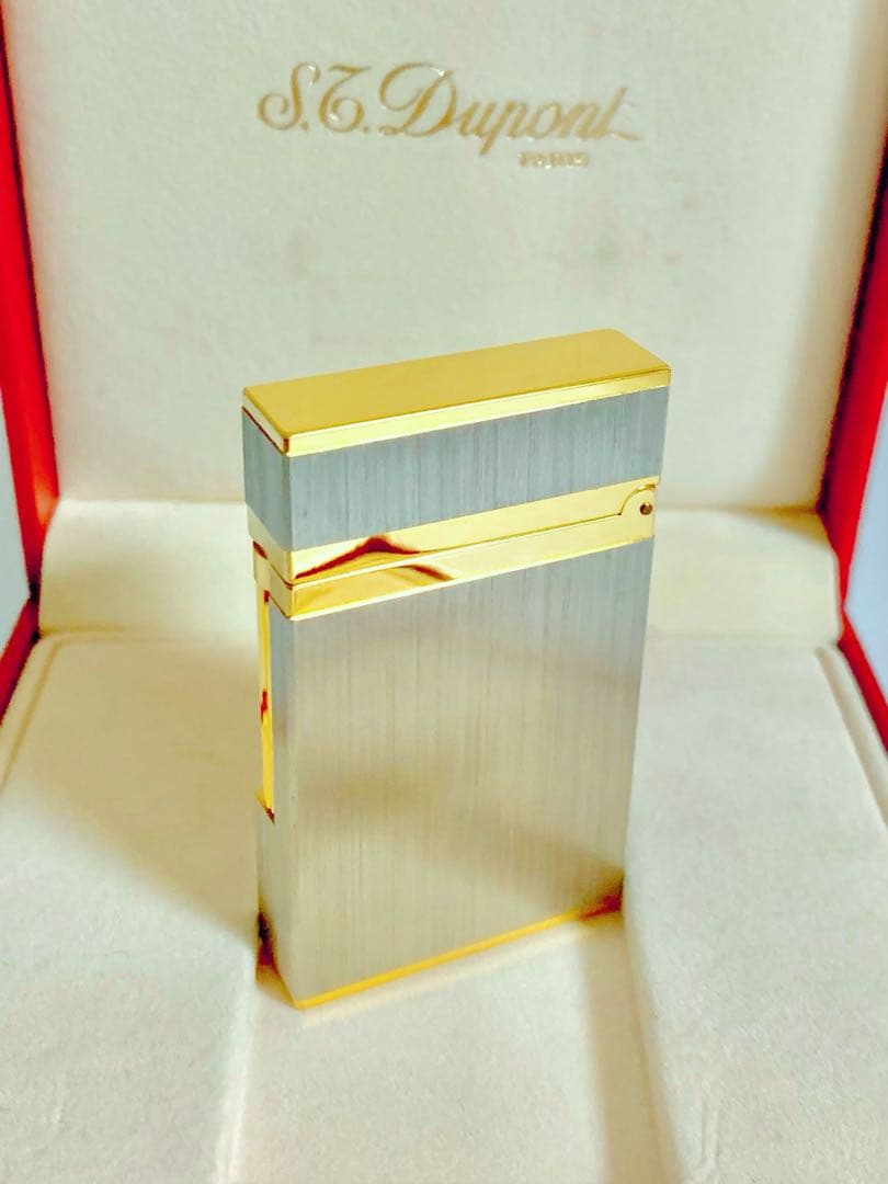 S.T.Dupont デュポン ガスライター ライン2 ヘアライン 16841