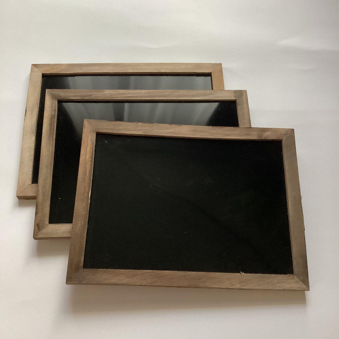 ブラックボード　１枚　木枠
