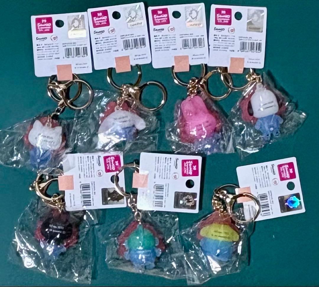 サンリオ　なりきり　立体　ミャクミャク クリアキーホルダー　コンプリート