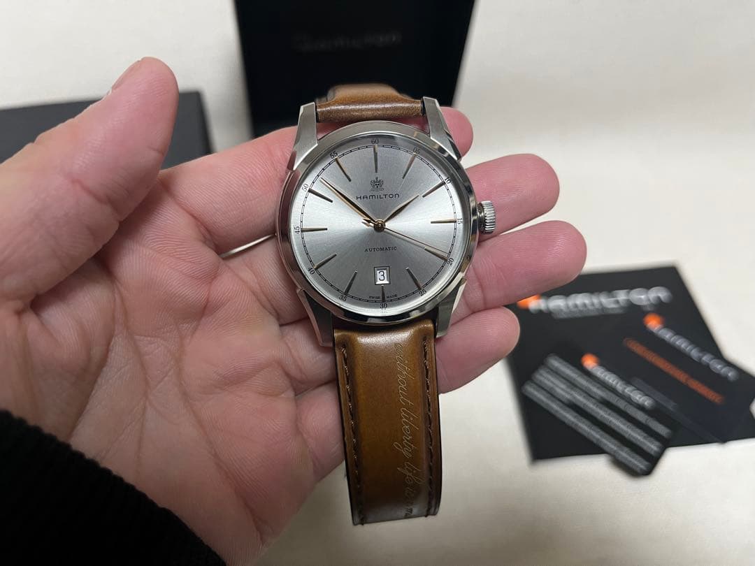 【美品】HAMILTON 自動巻き腕時計