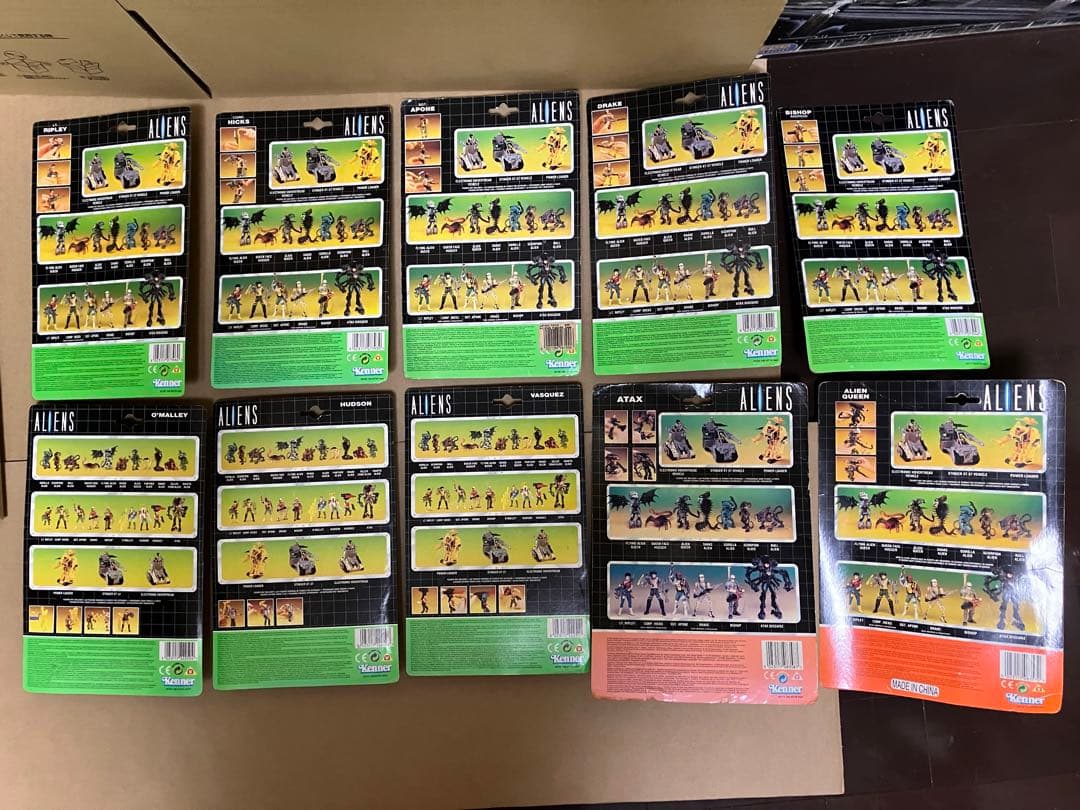 ケナー　エイリアン　UK版　海兵隊　フィギュア　9体セット　+エイリアンクイーン
