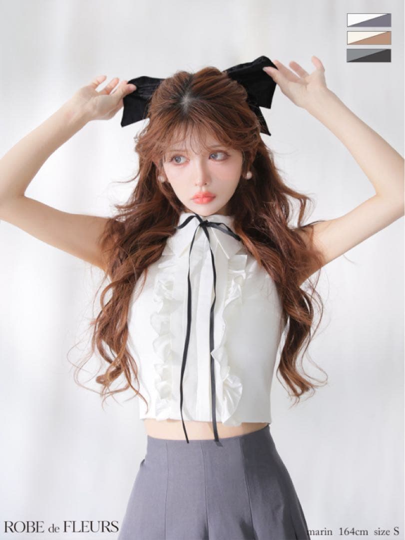 Sベージュ　4609ディアバイローブドフルールブリエ　キャバドレス Sugar