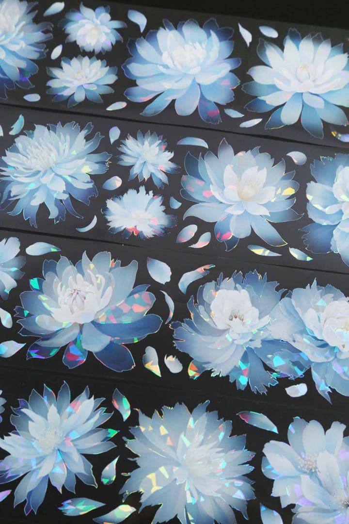 海外 PETテープ マスキングテープ フラワー