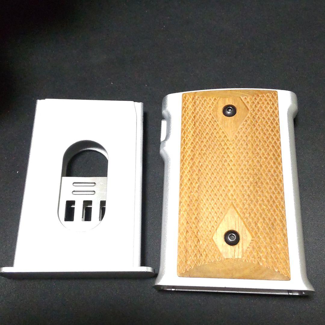 名刺ケース ガバメント ガングリップ 木製 アルミニウム製 M1911-H