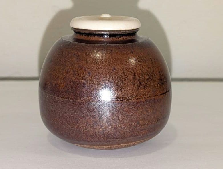 鬼丸碧山』茶入 仕覆 高取 雪山窯 碧山作 茶道具 共箱 西陣織