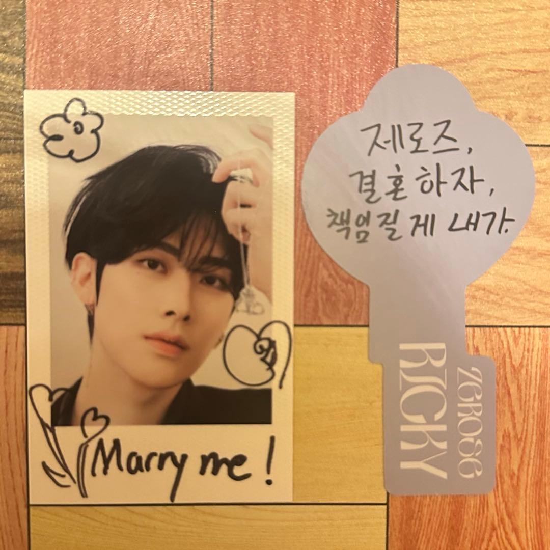 ZB1 リッキー RE-FLOW 封入 チェキ トレカ - メルカリ