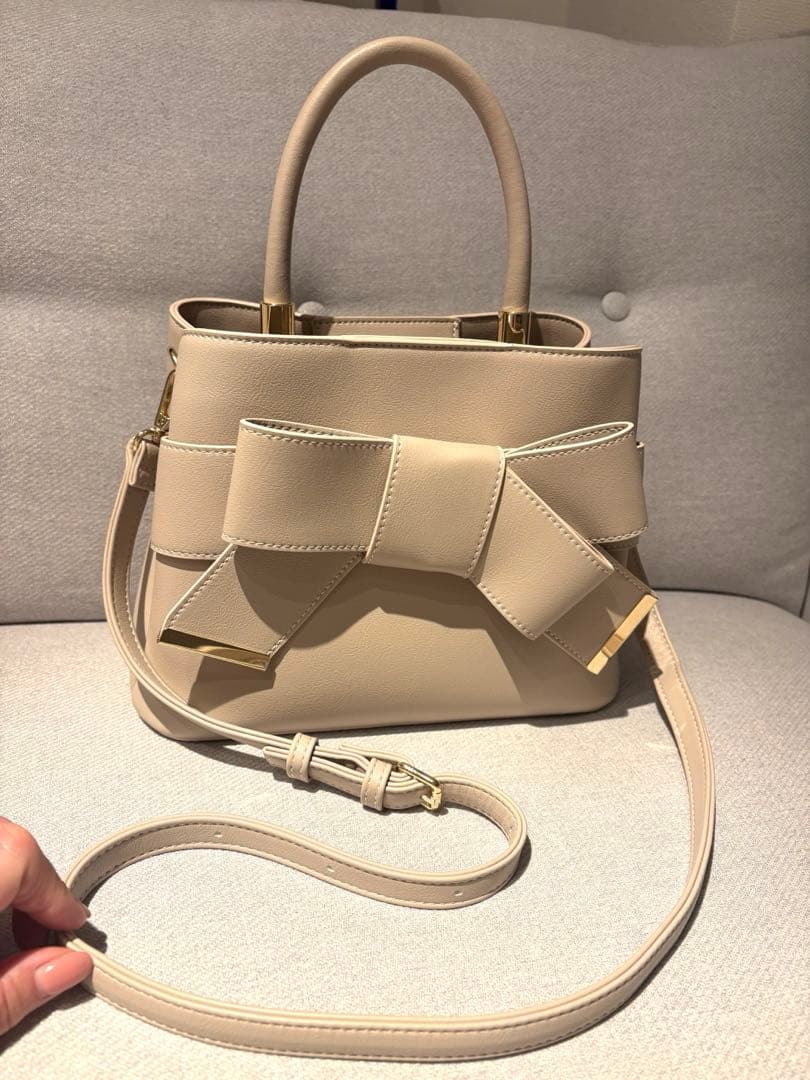 DIANA【未使用】ワンハンドル バッグ 定価14,850円 ダイアナ リボン