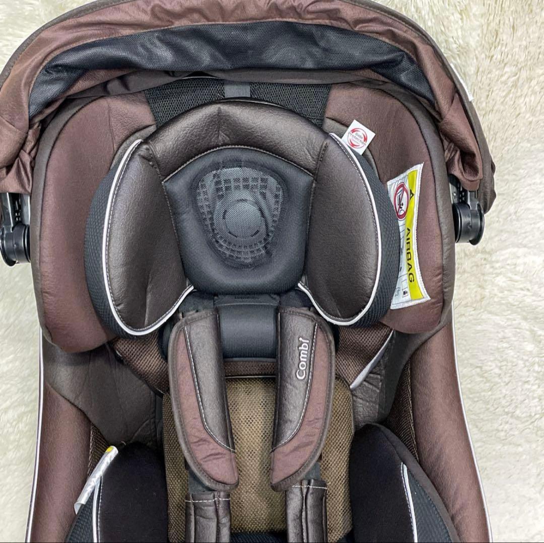 美品 最上位モデル コンビ ネルーム エッグショック ブラウン