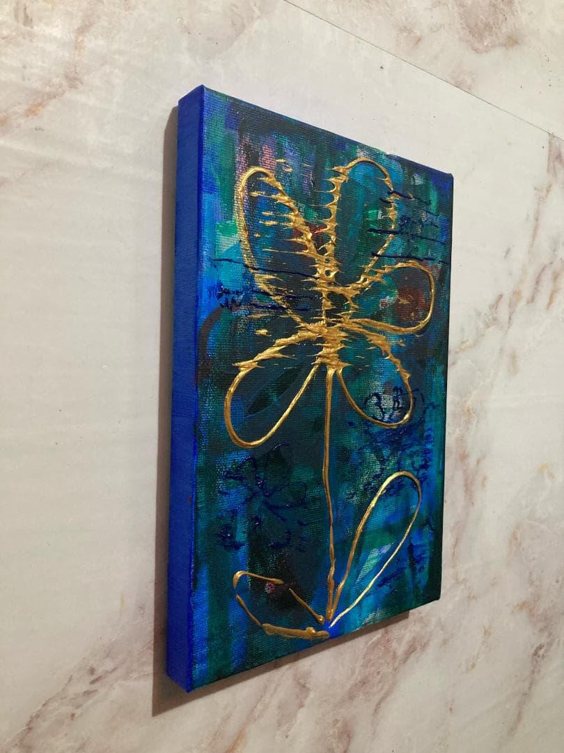 RENA SMサイズ 原画 絵 アート 抽象画 アートボード キャンバス