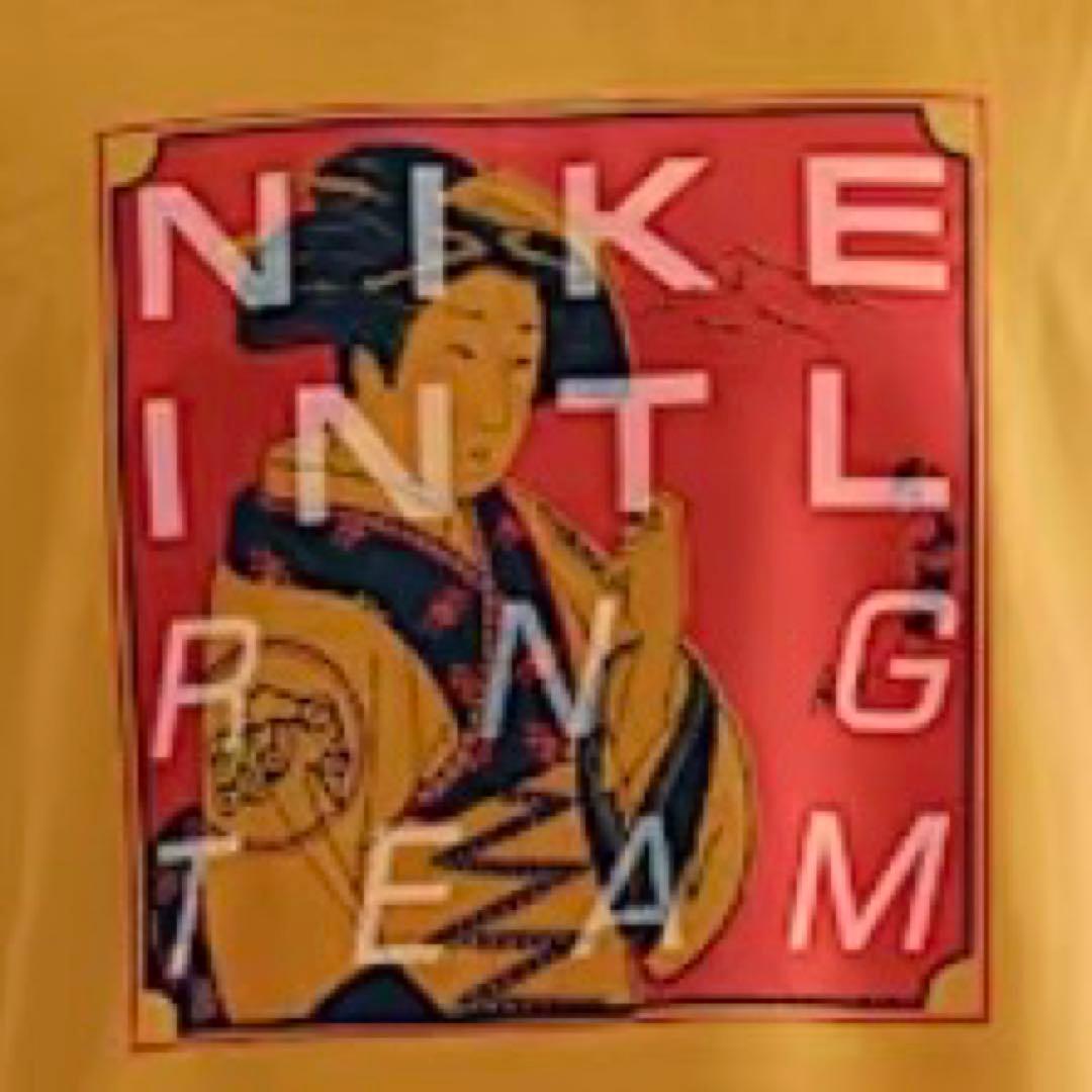 完売 NIKE 浮世絵 芸者 Dri-FIT イエロー ノースリーブ Tシャツ - メルカリ