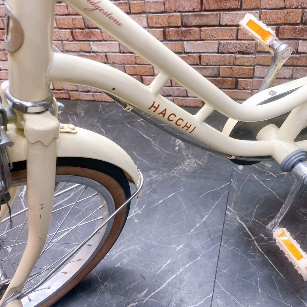 【39】子供用自転車 子供車 ブリヂストン HACCHI クリーム 18インチ