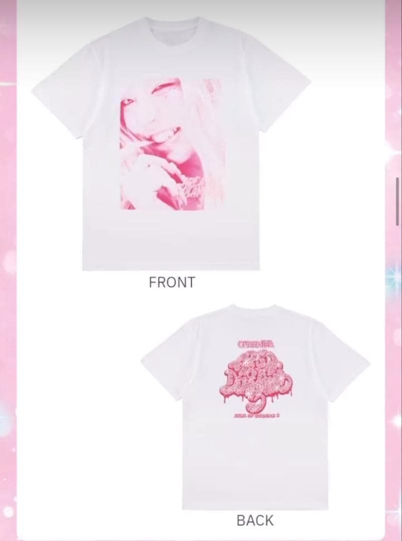 ちゃんみな AREA OF DIAMOND3 ツアーTシャツ Mサイズ 黒 ちゃんみな