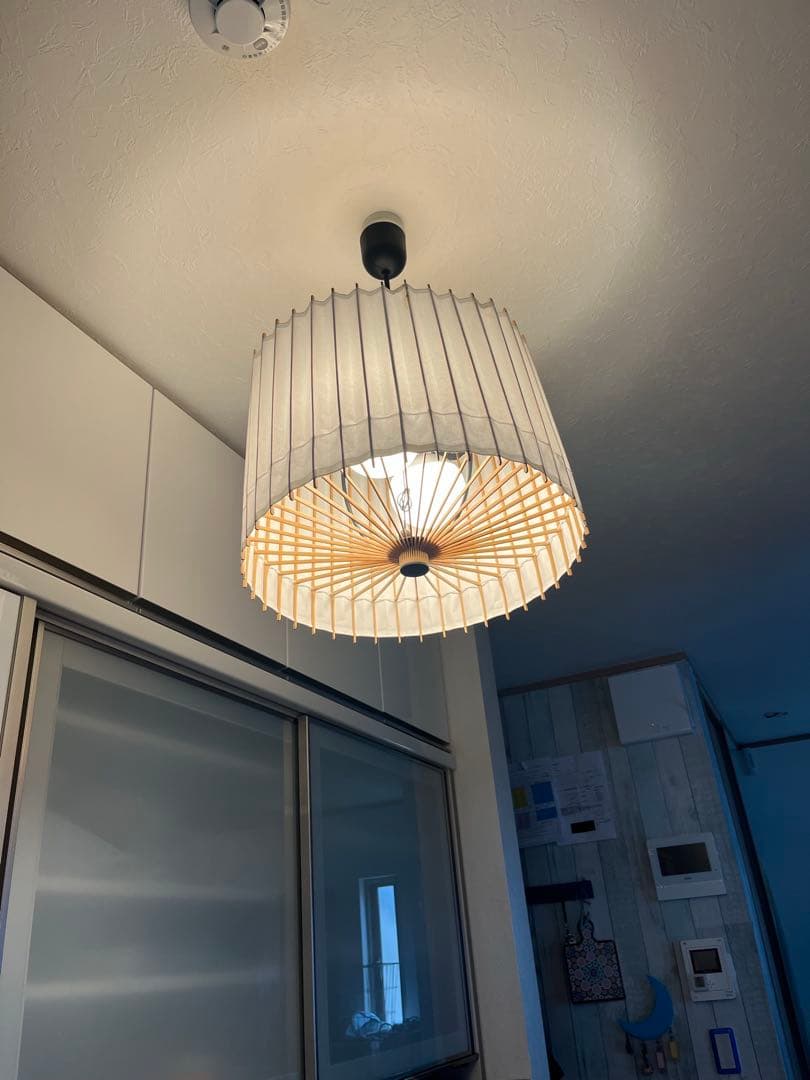 最終価格 定価5 天井照明 和紙 ライト 竹製