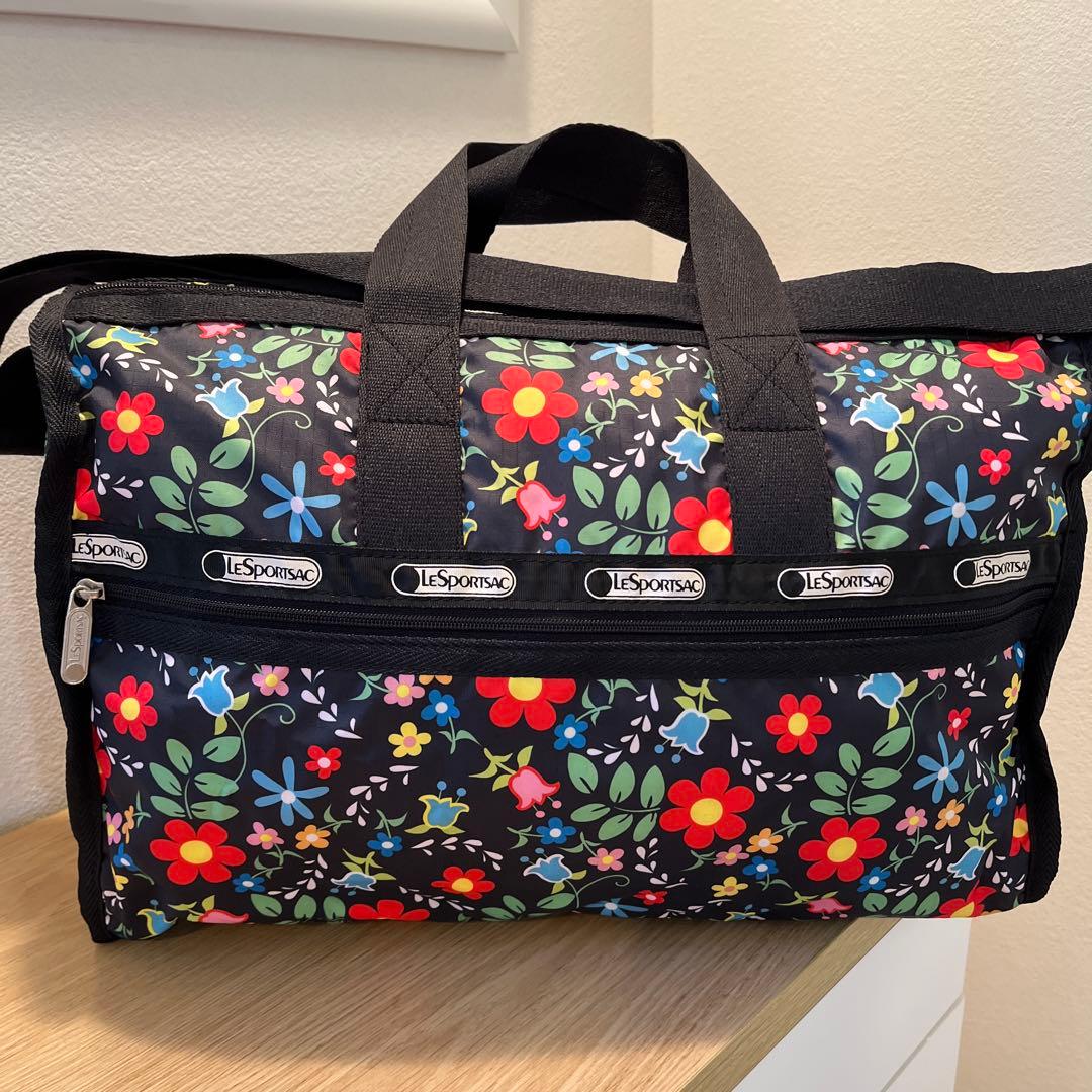 レスポートサック ボストンバック 花柄 - メルカリ