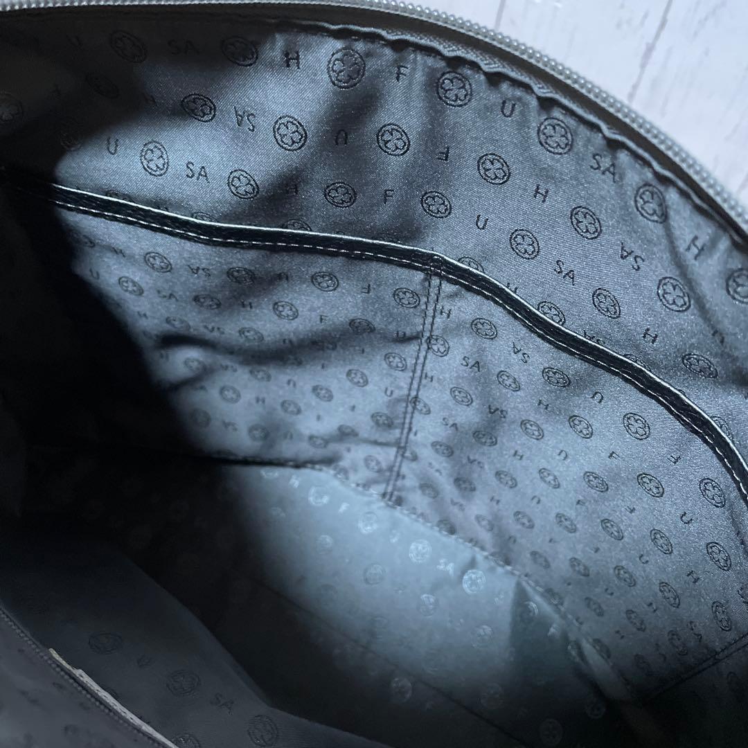 【美品】SALON DE ALFURD スマイル ホリゾンタルバッグ　メタリック