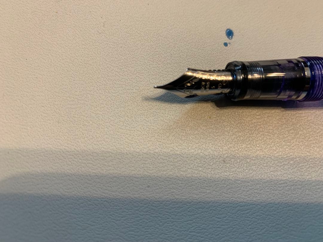 パイロットカスタムヘリテイジ 透明紫色 M字