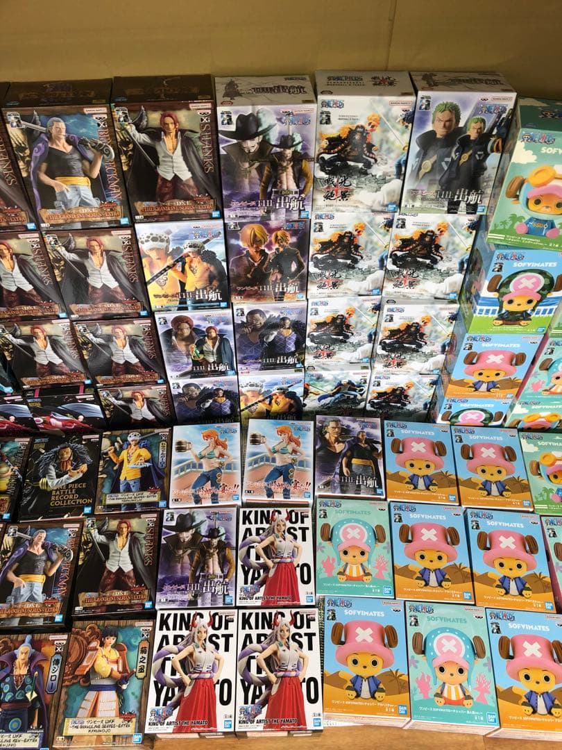 ワンピース　フィギュア　ゾロ　出航　チョッパー　シャンクス　dxf 63個