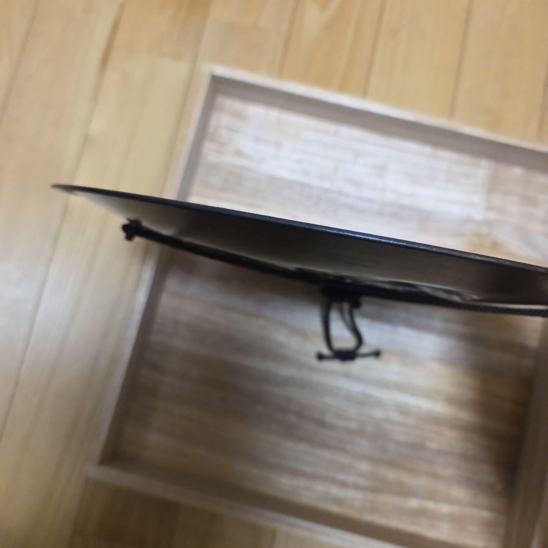 鎚起銅器　燕玉川堂　飾り皿　良寛読書　共箱付属　未使用品美品