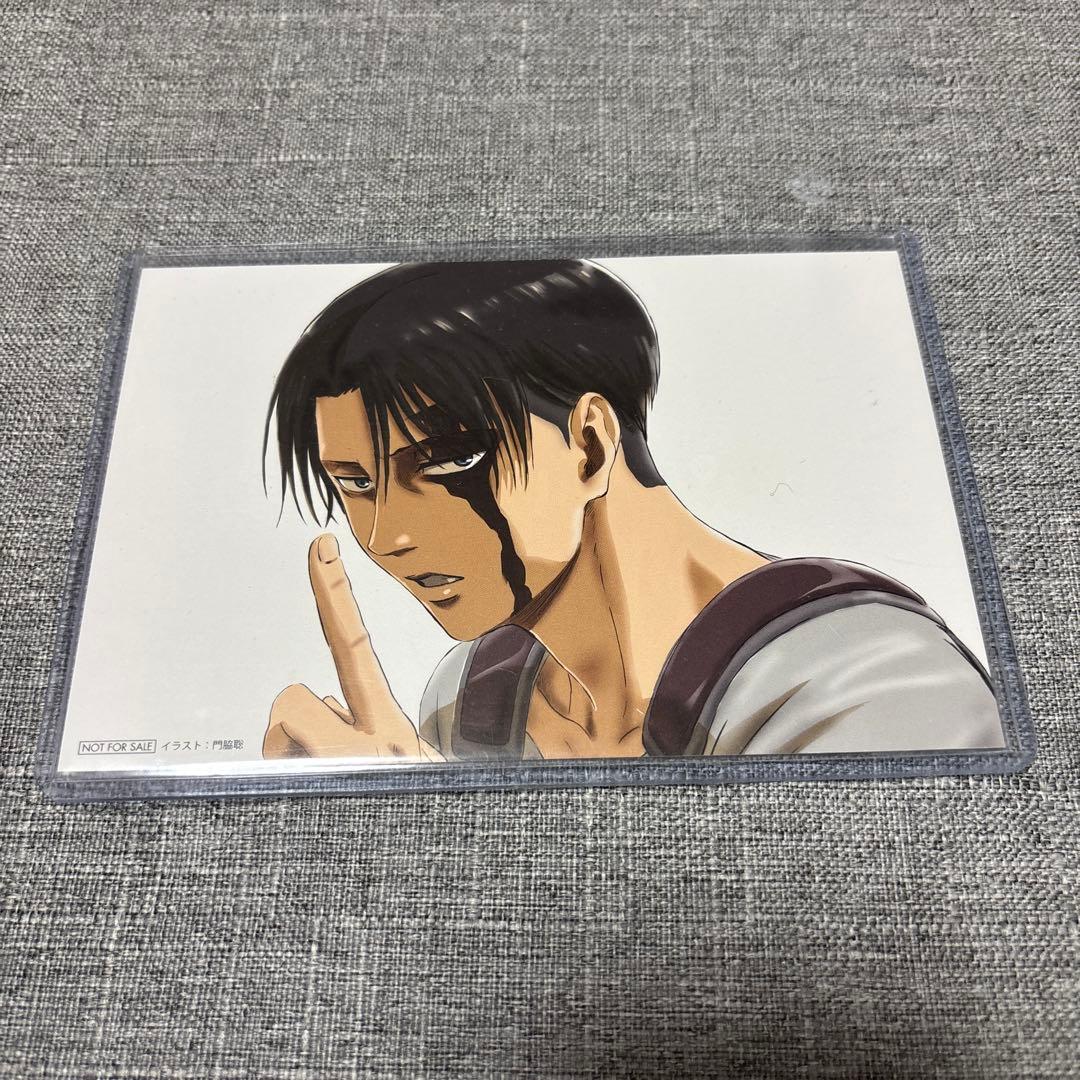 リヴァイ ポストカード イラストカード 特典 WIT STUDIO 激レア 2点