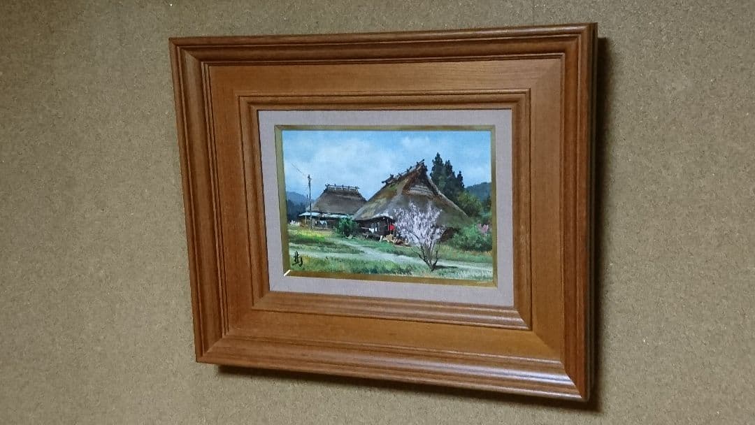 林 喜市郎 【春の農家】 林喜市郎 春の農家 | 絵画など美術品の販売と買取 | 東京・銀座 おいだ美術