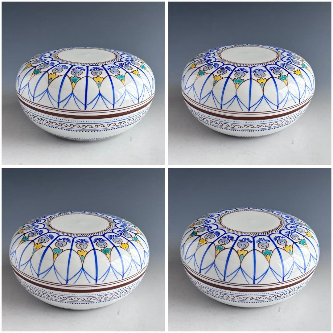 茶道具 紅毛 食籠 手塚祥堂 共箱 オランダ 京焼 菓子器 茶会