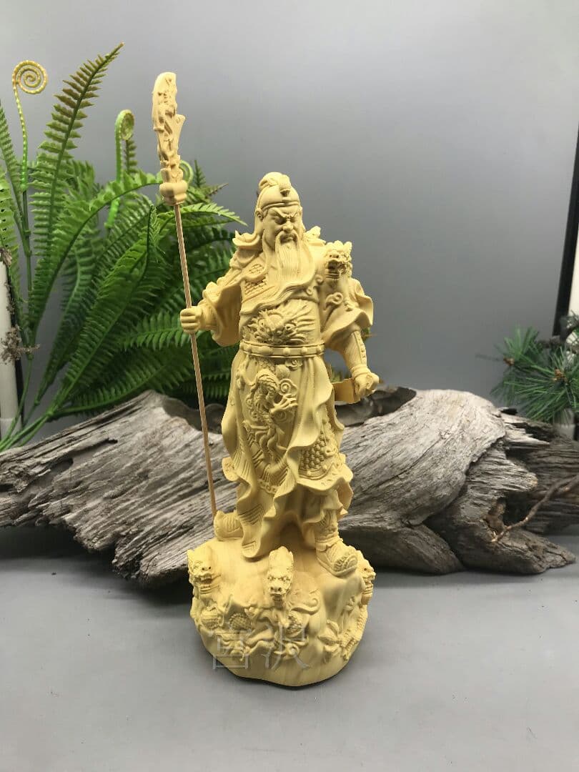 古玩工芸品の銅器は蓮観音に盤座して置物をします。