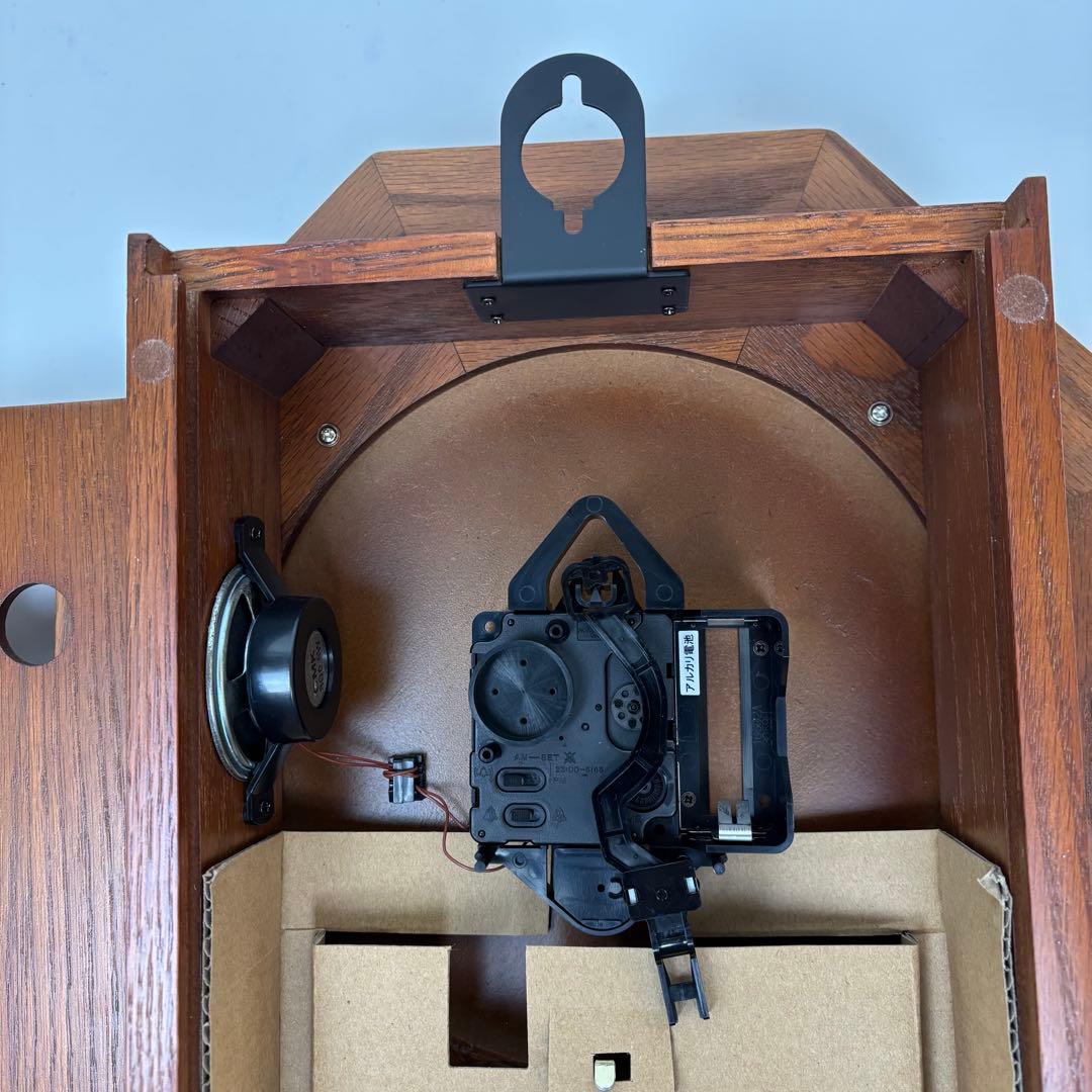 【未使用】SEIKO アンティーク調柱時計　RQ322B 昭和レトロ