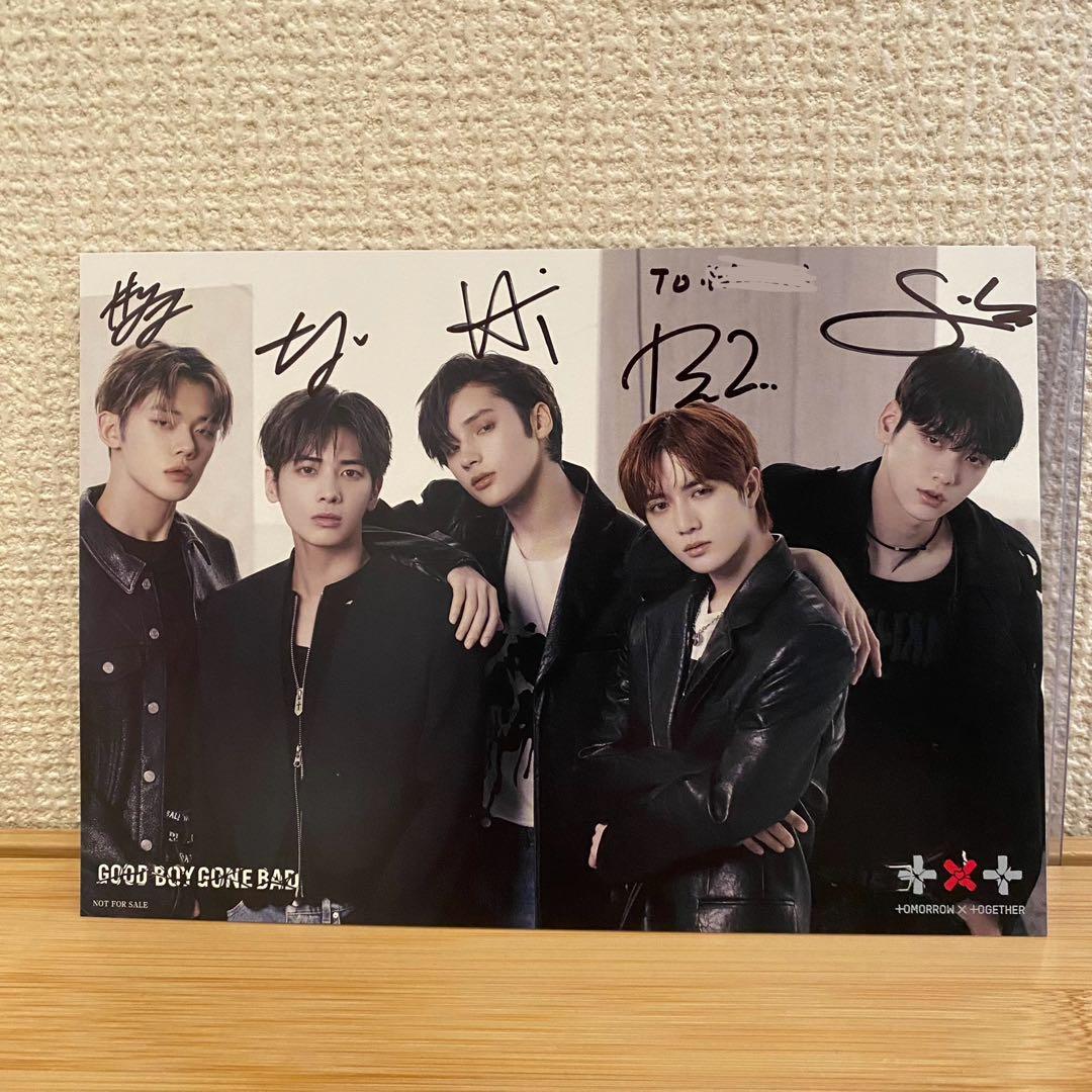 【値下げ】TXT フォトカード メンバー全員 直筆サイン 値下げ】TXT フォトカード メンバー全員 直筆サイン - メルカリ