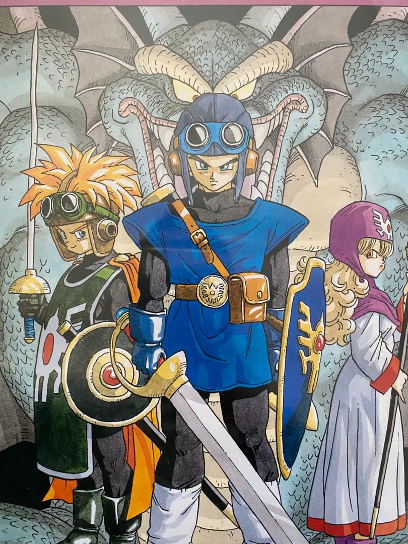 激レア】限定1枚 ドラゴンクエストⅠ Ⅱ ポスター A2サイズ 鳥山明