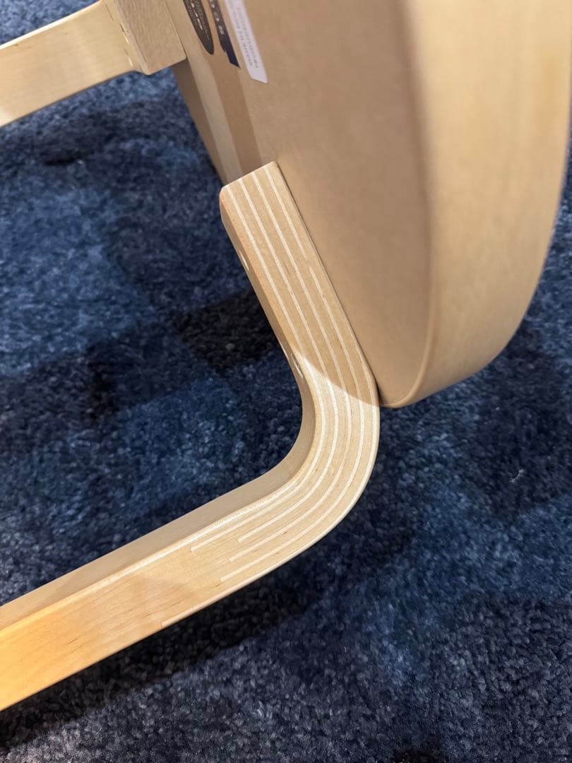 新品artek stool60 クッキー無着色)スツール　アルテック　リノリウム