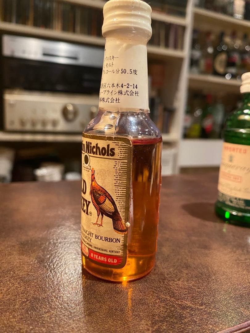 ビンテージ、ミニチュアボトル！かなり古いワイルドターキーを含めた5