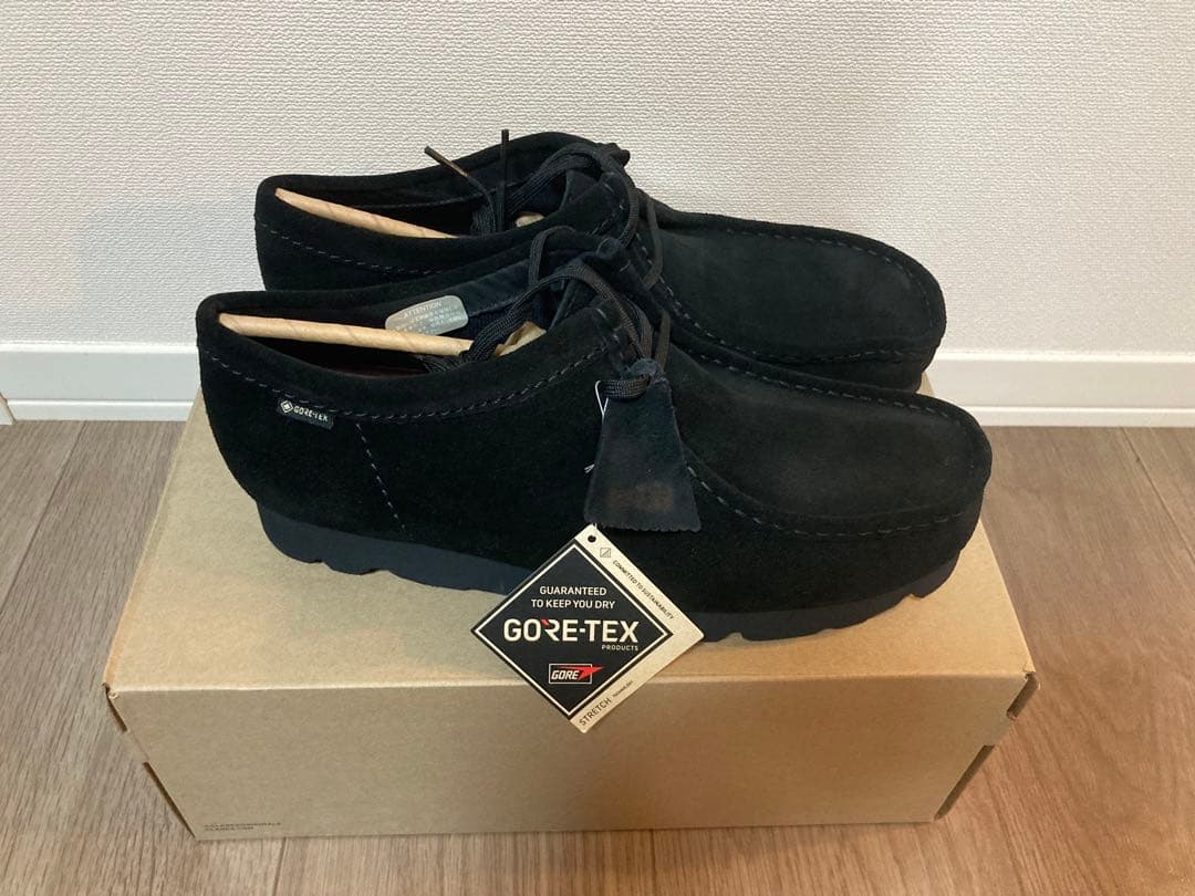 新品 CLARKS WALLABEE ゴアテックス UK9 クラークス GTX